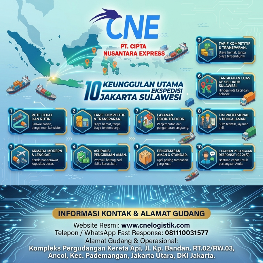10 Keunggulan Utama Ekspedisi Jakarta Sulawesi