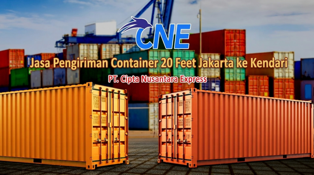 Jasa Pengiriman Container 20 Feet Jakarta ke Kendari