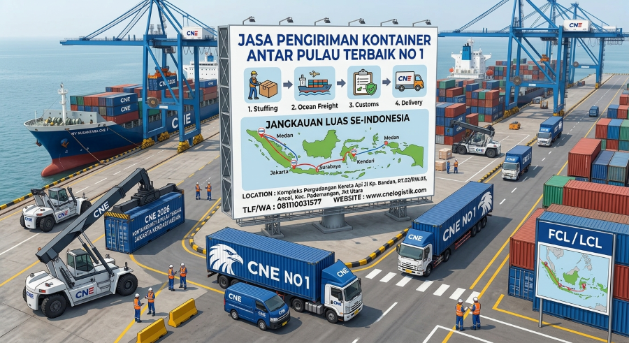 Jasa Pengiriman Kontainer Antar Pulau Terbaik No 1