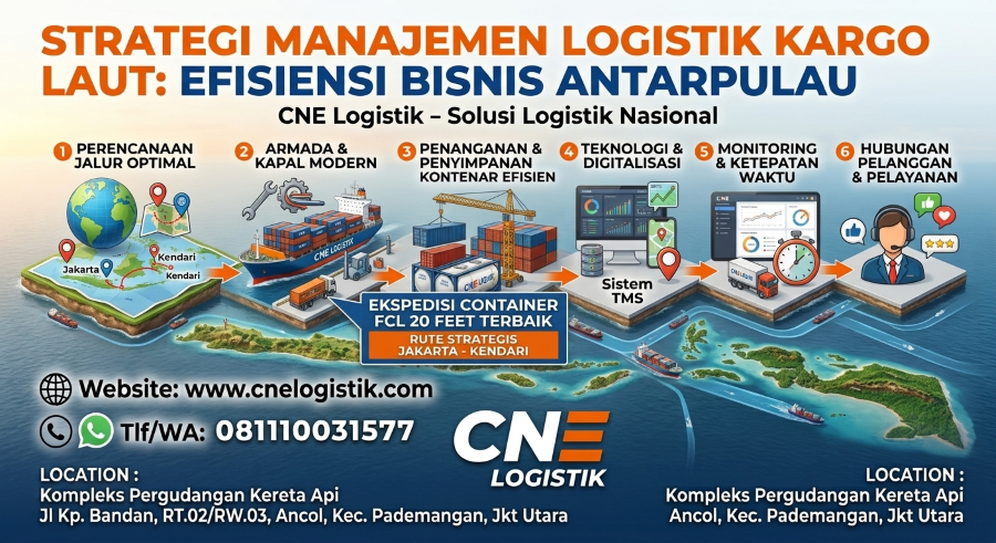 Ekspedisi Container Jakarta Kendari FCL 20 Feet Terbaik