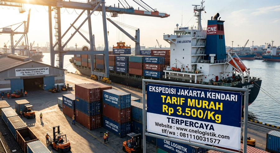 Ekspedisi Jakarta Kendari Tarif Murah Rp3.500/Kg Terpercaya