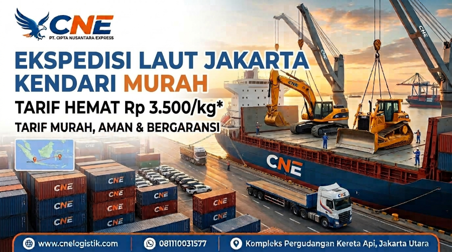 Ekspedisi Laut Jakarta Kendari Murah Rp 3.500/kg