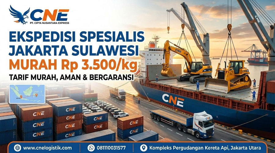 Ekspedisi Spesialis Jakarta Sulawesi Murah Rp 3.500/kg
