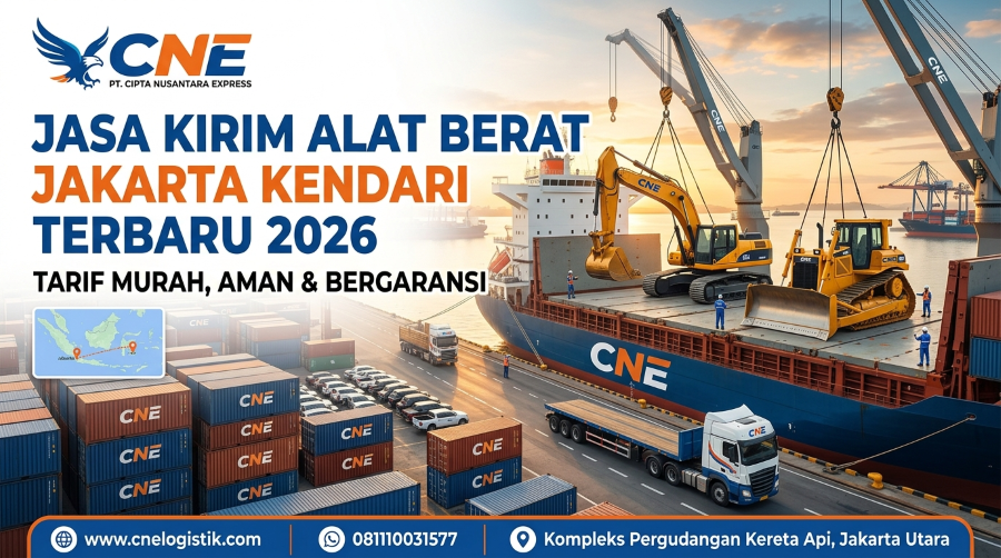 Jasa Kirim Alat Berat Jakarta Kendari Terbaru 2026