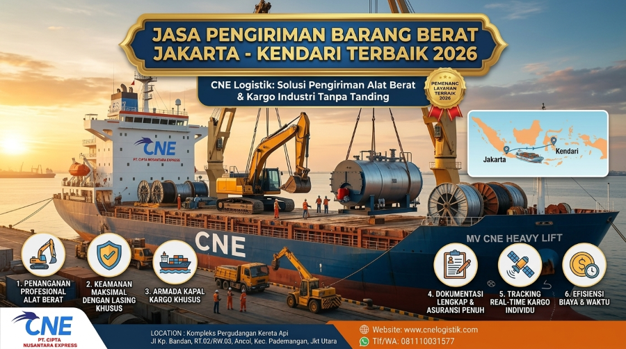 Jasa Pengiriman Barang Berat Jakarta Kendari Terbaik 2026